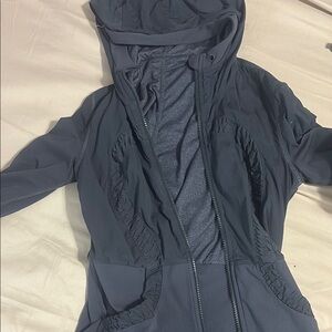 Lululemon Athletica Gray Utility Jacket with Hood